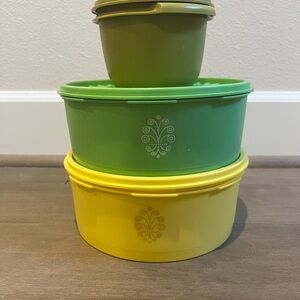 3-piece vintage Tupperware